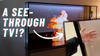 This Transparent LG OLED TV is TOTALLY Mind-Boggling!