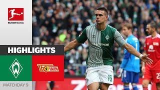 SV Werder Bremen - Union Berlin 2-0 | Highlights | Matchday 9 – Bundesliga 2023/