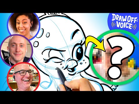 Animator Vs. Cartoonist Design A Character Based On Voice (Squirt) • Draw-Off Voice