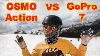 DJI OSMO Action Vs GoPro Hero 7 for Skiing and Snowboarding