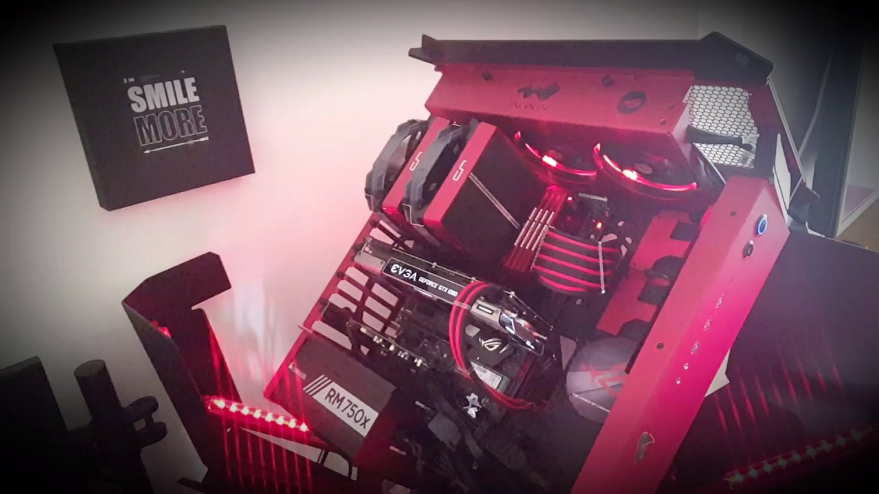 in Win H Tower air cooled build