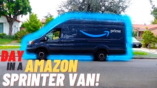 Day in the life of a Amazon Driver... Sprinter Van