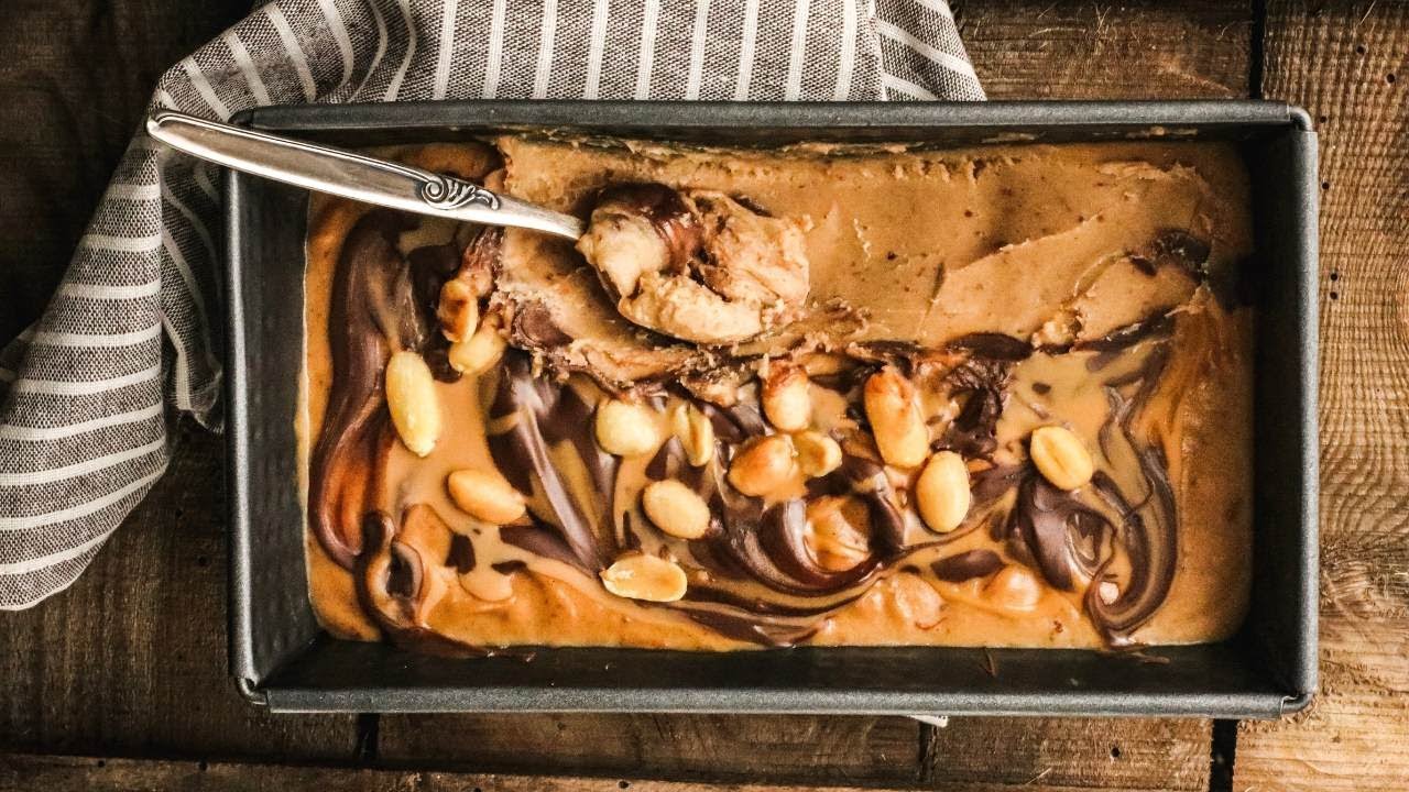 Helado saludable de mantequilla de cacahuete | SIN MÁQUINA | SIN AZÚCAR |