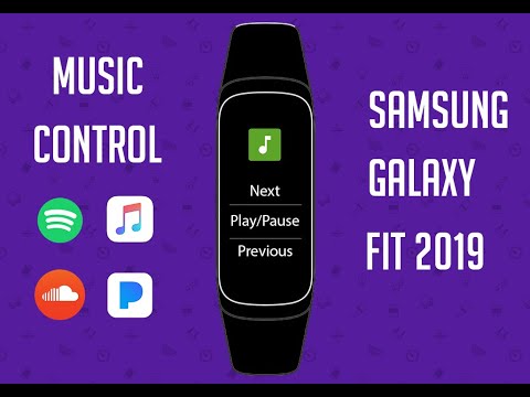 Control Music From Samsung Galaxy Fit 
