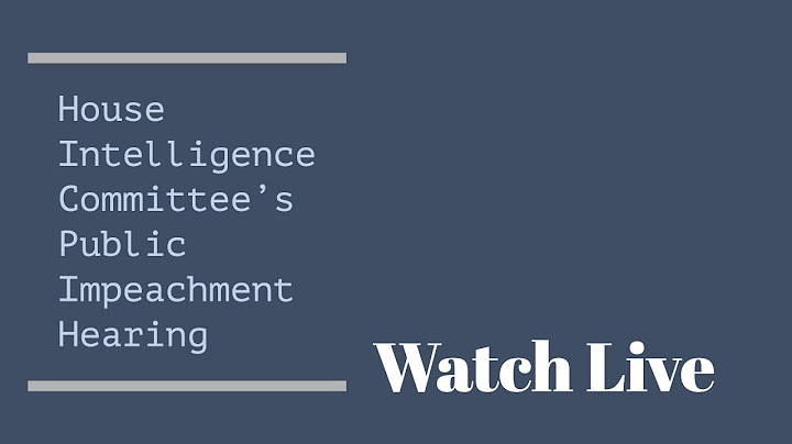 LIVE: House Intelligence impeachment hearing with Alexander Vindman and Jennifer Williams
