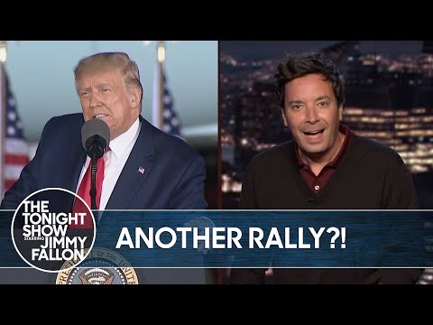 Trump Hosts COVID-19 Super Spreader Event in Michigan | The Tonight Show Episode cover