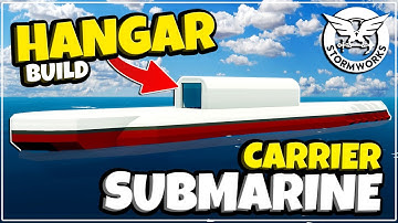 ONDERZEEËR ROMP & HANGAR GEBOUWD - Vliegdekschip Onderzeeër Bouw - #1