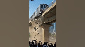 Metro Train Bridge Collapse Shocks the City