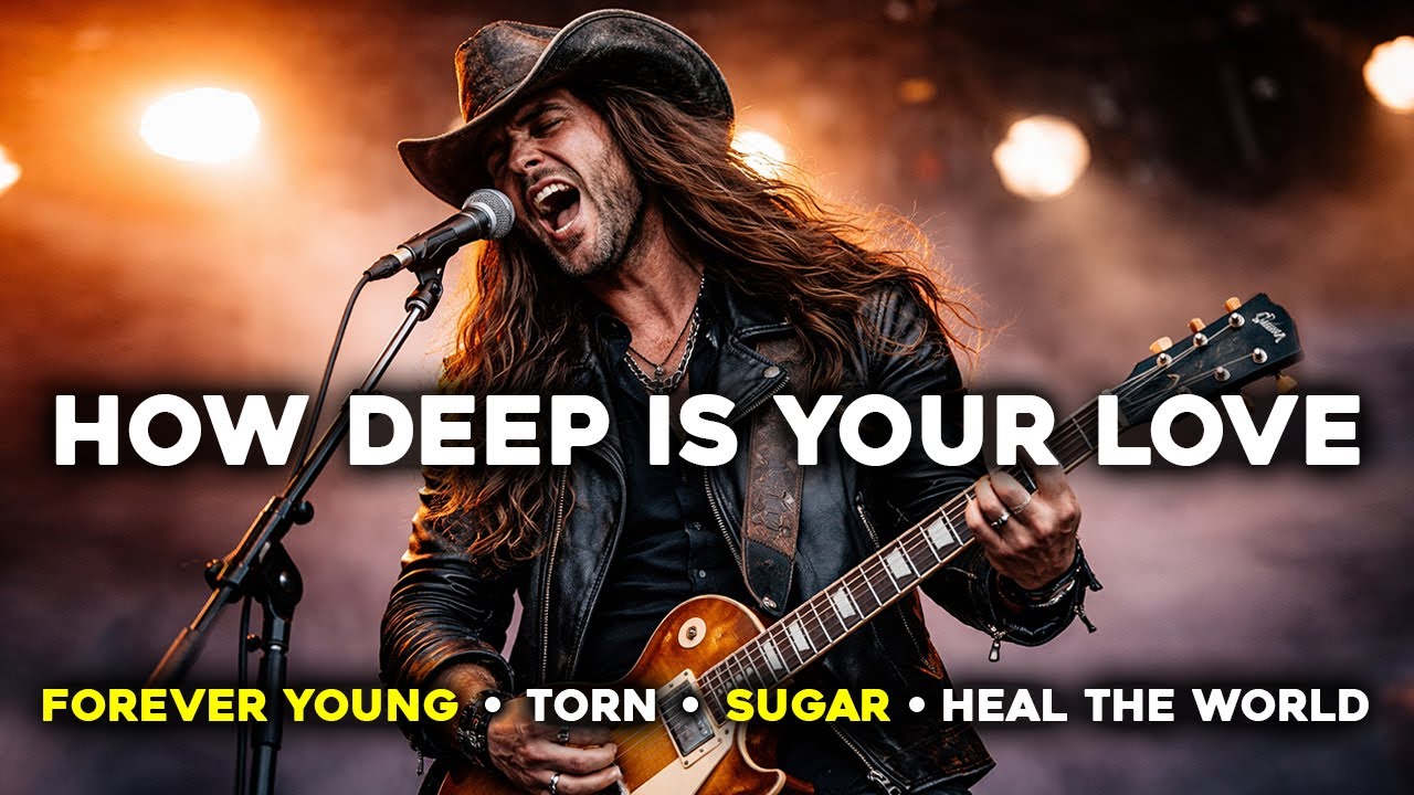 Bee Gees – How Deep Is Your Love | Forever Young | Heal The World(Emotional Rock Version)