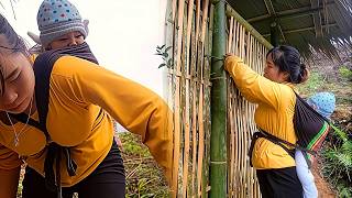 Single MOM Building a 100% Bamboo House From Scratch: Traditional Walls & Floor Build