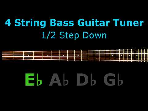 4-string-bass-guitar-tuner---1/2-step-down