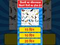 तितली का जीवनकाल कितने दिन का होता है?🤔 | #shorts #generalknowledge #quiz #viralshorts