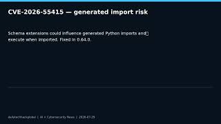 AI Agent Security: MCP Exposure, Python Generator CVEs, Airflow OAuth Bypass