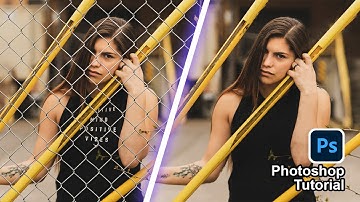 Remove Fence with 3 Simple Steps in Photoshop