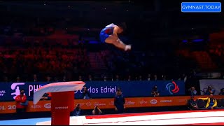 Top 3 in Men's Vault Final - 2022 Liverpool 51st Gymnastics World Championships