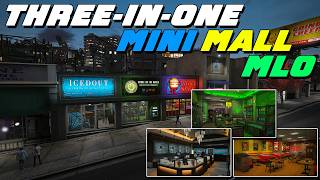 Mini Mall MLO | 3 in One MLO | Tungao | QBCore/ESX | FiveM Tutorial #261