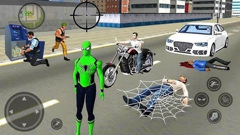 Spider Rope Hero Ninja Gangster Crime Vegas City - Walkthrough Part 2 - Android Gameplay