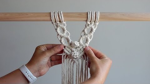 DIY Macrame Tutorial: Connecting Layers Using a Berry Knot Pattern!