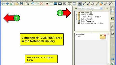 Put Graphics in My Content area of SMART Notebook Gallery