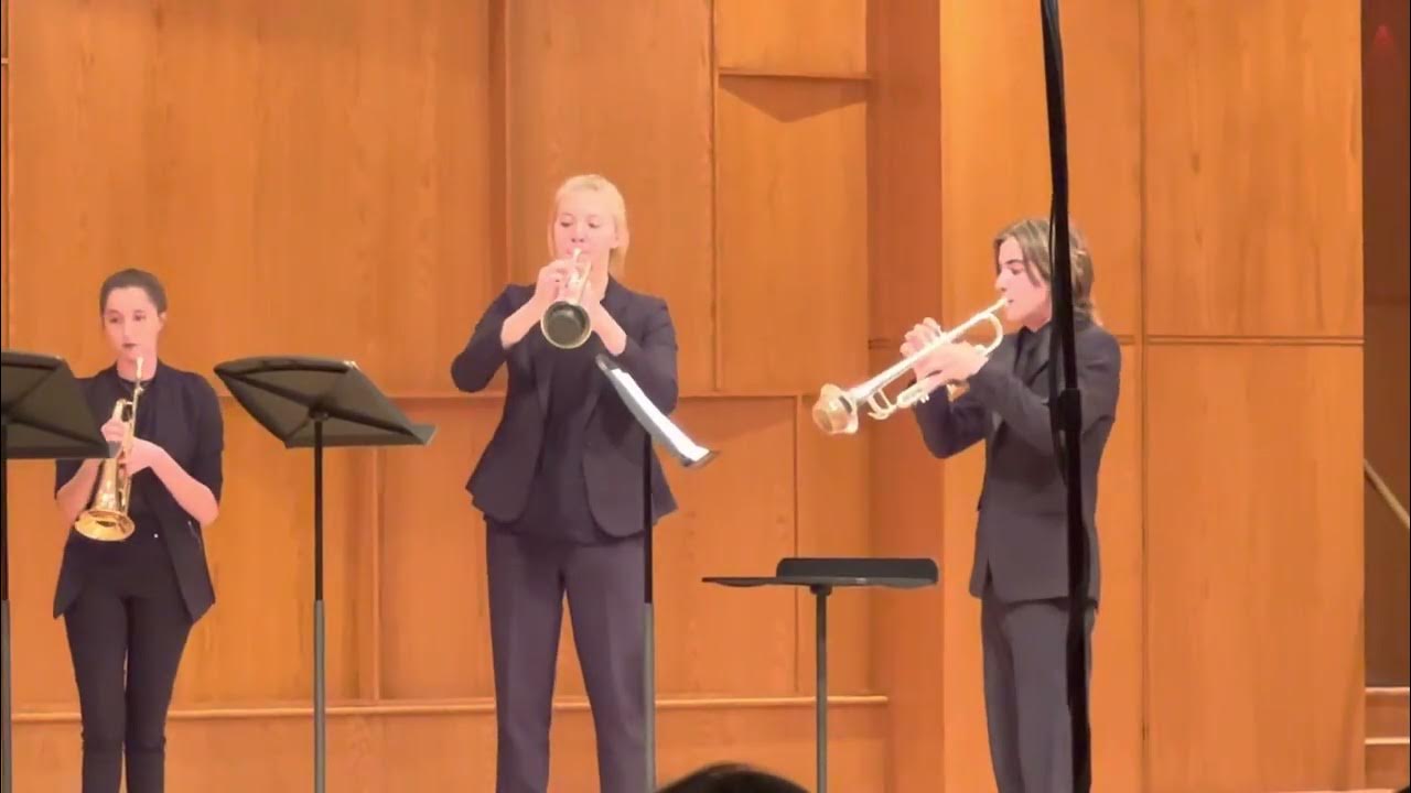 2023 National Trumpet Competition HS Ensemble 1st place ATX Trumpet Ensemble with Emily Wokoek