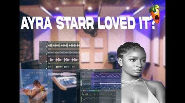 Make a beat for Ayra Starr in 10mins [AFROBEATS] 2023 |FL STUDIO