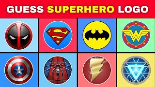 Guess the Superheroes by Logo | Marvel \& DC Logo Quiz | Quiz Master