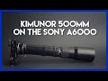 Kimunor 500mm adapted to the Sony A6000