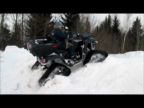 Квадроциклы CFMOTO X6 CFMOTO X8 на гусеницах Camoplast Tatou 4S