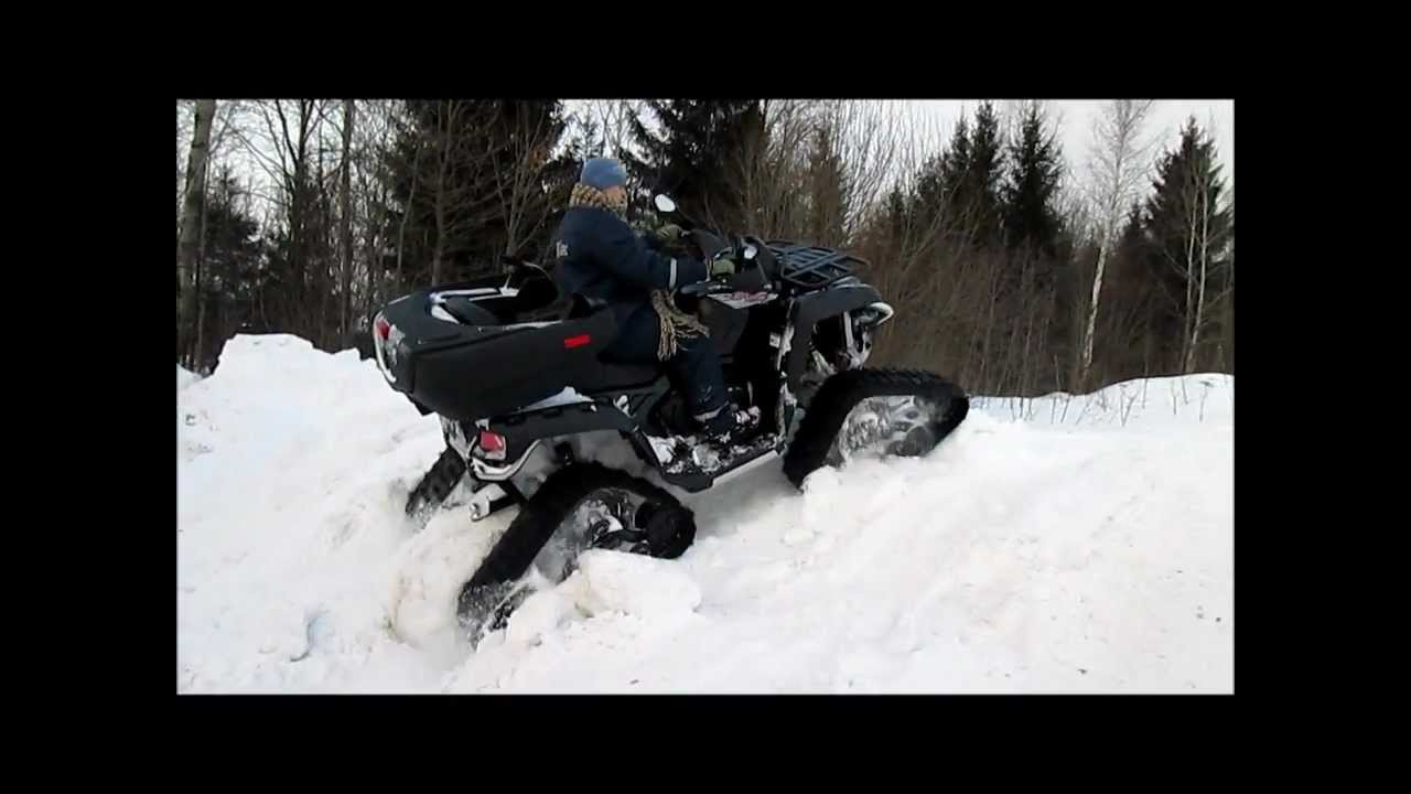 ⁣Квадроциклы CFMOTO X6 CFMOTO X8 на гусеницах Camoplast Tatou 4S