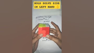 HOW TO SOLVE LAST LAYER EDGES IN RUBIK