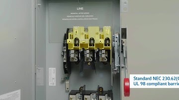 Engineered to accommodate your safety requirements – Eaton heavy duty and general duty safety switch