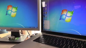 How to use External Monitor with Boot Camp on a MacBook Pro