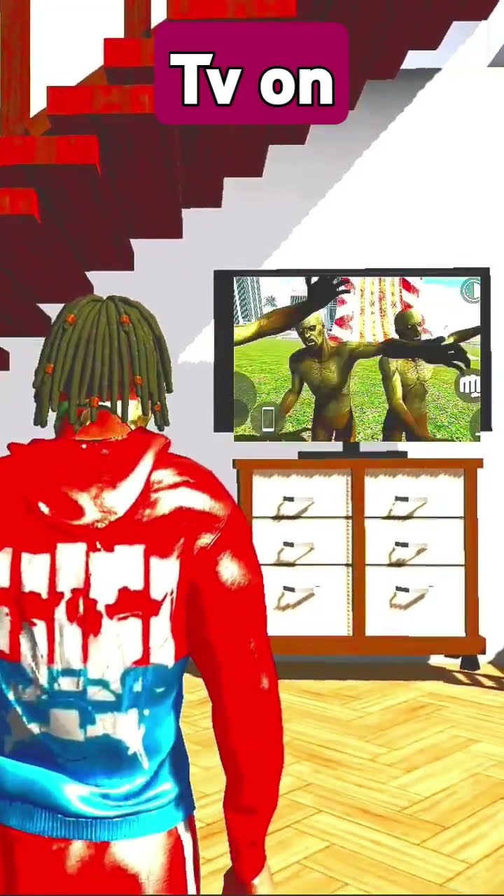 Tv on chate code indian bike driving me #youtube #gaming #shorts #music