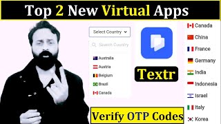 2 new virtual apps on Play Store | verify OTP code on Textr | free US number for fake Whatsapp screenshot 2