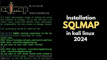 How to install SQLMap in Kali Linux 2024 || Cara install SQLMap di Kali linux 2024