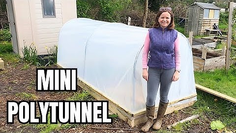 Watch Us Build Our New Mini Polytunnel From First Tunnels! | Allotment Diary