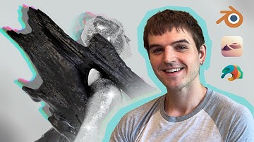 Blender + Nomad Sculpt Workflow Walkthrough // Design with me