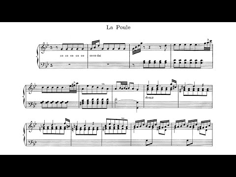 Rameau:  La Poule (Pieces de Clavecin)- Eta Harich-Schneider, 1962 - MHS 766