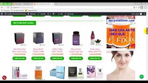 Source code website bán thực phẩm chức năng đầy tính năng tối ưu seo