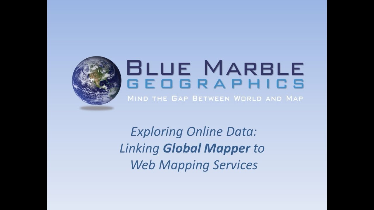 Global Mapper Online Datasources YouTube Global mapper online datasources youtube