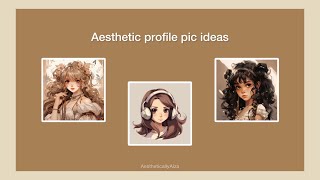 Aesthetic profile pic ideas (animated pfp) 💗