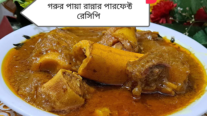 টিপস সহ গরুর/ছাগলের পায়া/নিহারি/খাট্টা রেসিপি | Best Beef Nihari/paya In Bangla Recipe|SRN Recipe