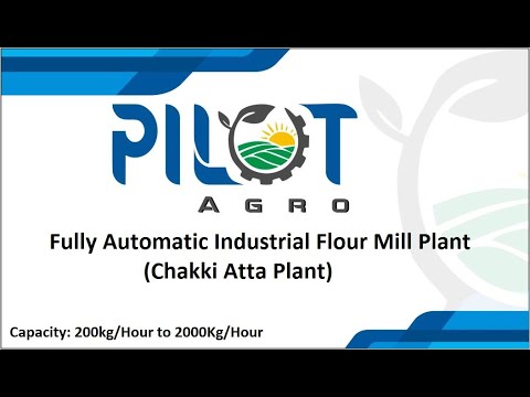 Industrial Flour Mill Machine | फुल ऑटोमैटिक्स चक्की
