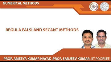 Regula Falsi and Secant methods
