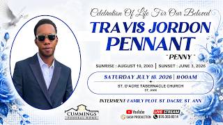 Celebration Of Life || For Our Beloved || Travis Jordon Pennant