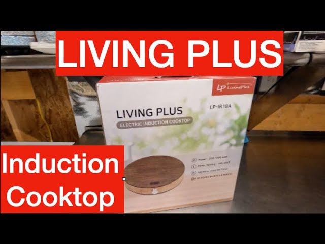 LP LIVING PLUS 1800W Electric Induction Cooktop Countertop Burner