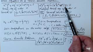 Lecture 35 part 1 (Bessel Equation as a Sturm-Liouville problem)