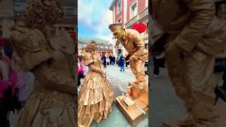 Happy International Womens Day livingstatue floating goldman