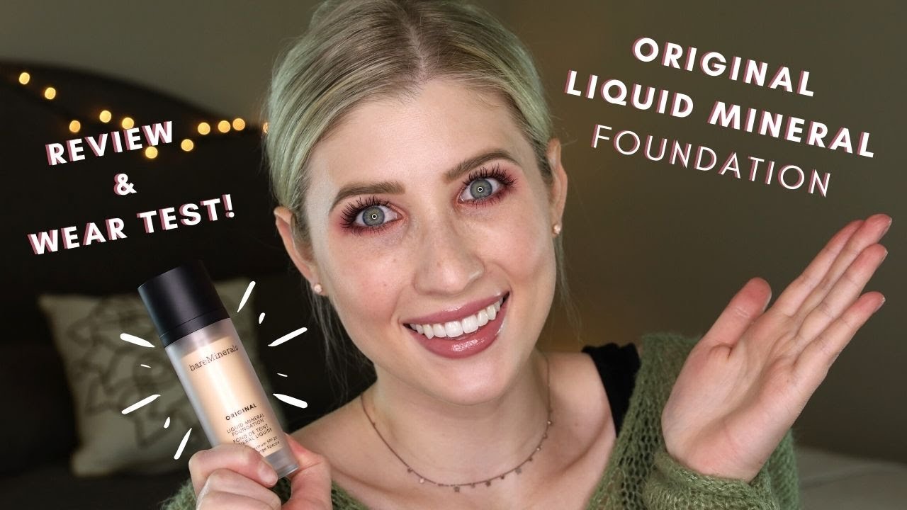 NEW bareMinerals ORIGINAL LIQUID MINERAL FOUNDATION // REVIEW & WEAR