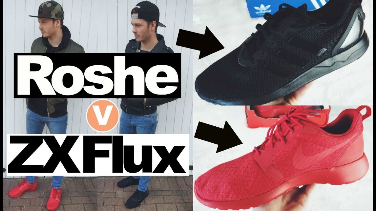 adidas zx flux vs roshe run